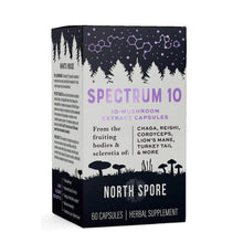 Load image into Gallery viewer, North Spore Organic ‘Spectrum 10’ Multi-Mushroom Capsules