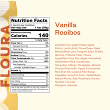Load image into Gallery viewer, Floura Vanilla Rooibos Bar - 10 bars x 1.6oz case