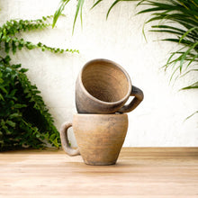 Load image into Gallery viewer, Wool+Clay Wide Earth Ceramic Mug