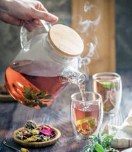 Load image into Gallery viewer, Wilmax Porcelain Thermo Glass Teapot 54 Fl Oz | High temperature and shock resistant
