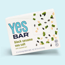 Load image into Gallery viewer, YES BAR® Black Sesame Sea Salt Pack - 6 Packs