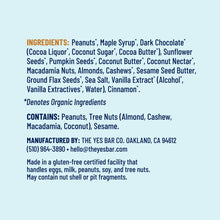 Load image into Gallery viewer, YES BAR® Peanut Butter Dark Chocolate Pack - 6 Packs