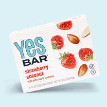 Load image into Gallery viewer, YES BAR® Strawberry Coconut Pack - 6 Packs