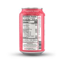 Load image into Gallery viewer, Drink Simple 12 oz. Raspberry Lemon Sparkling Maple Water - 12 Pack