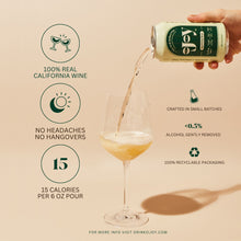 Load image into Gallery viewer, OJOY Sparkling Blanc Wine, Non Alcoholic Can - 24 Cans x 1 Case