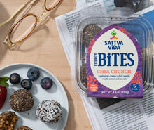Load image into Gallery viewer, Sattva Vida Chia Crunch Energy Bites Pack - 5 pieces x 8 packs