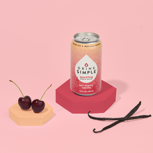 Load image into Gallery viewer, Drink Simple 12 oz. Tart Cherry Vanilla Sparkling Maple Water - 12 Pack