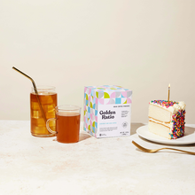 Load image into Gallery viewer, Birthday Cake Gold Coffee Pouches