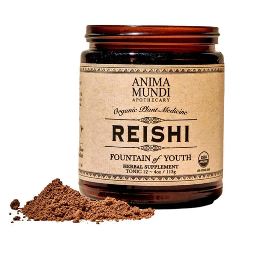 Reishi Mushroom Powder | Fountain of Youth - 4 Jars Pack - Anima Mundi Herbals | Farm2Me Wholesale
