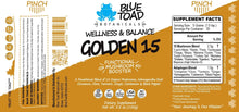 Load image into Gallery viewer, Blue Toad Botanicals® - GOLDEN 15 - Coffee Booster, Smoothie Booster, Powder Blend, Tea Blend | Delivery near me in ... Farm2Me #url#