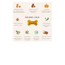Load image into Gallery viewer, Botanical Bones - Balance + Calm Dog Treat Pouches - 4 x 3.2oz - Pet & Other | Delivery near me in ... Farm2Me #url#