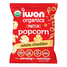 Load image into Gallery viewer, CampusProtein.com - iwon Organics Organic Protein Popcorn - | Delivery near me in ... Farm2Me #url#