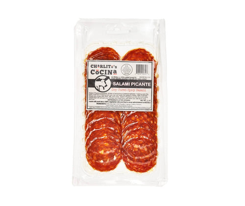 Charlito's Cocina - Charlito’s Cocina Salami Picante - Dry Cured Spicy Salami (Presliced) - 15 x 3oz - Meat | Delivery near me in ... Farm2Me #url#