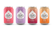 Load image into Gallery viewer, Drink Simple - Mixed 12 Pack Sparkling Maple Waters- 4 Flavors: Tart Cherry Vanilla, Raspberry Lemon, Blackberry Lemon, and Orange Cream by Drink Simple - Farm2Me - carro-6365873 - -