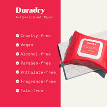 Load image into Gallery viewer, Duradry - Duradry Antiperspirant Wipes for Hands & Feet by Duradry - | Delivery near me in ... Farm2Me #url#