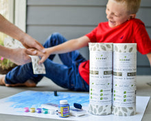 Load image into Gallery viewer, ecozoi - Bamboo Kitchen Paper Towels, Reusable Tree-Free Rolls with Design, 4 Pack by ecozoi - | Delivery near me in ... Farm2Me #url#