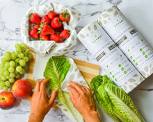 Load image into Gallery viewer, ecozoi - Bamboo Kitchen Paper Towels, Reusable Tree-Free Rolls with Design, 4 Pack by ecozoi - | Delivery near me in ... Farm2Me #url#