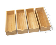 Load image into Gallery viewer, ecozoi - Bamboo Organizing Trays - Set of 4 by ecozoi - | Delivery near me in ... Farm2Me #url#