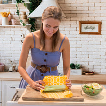 Load image into Gallery viewer, ecozoi - BeesWax Food Wraps, Reusable 4 Pack by ecozoi - | Delivery near me in ... Farm2Me #url#