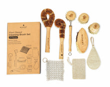 Load image into Gallery viewer, ecozoi - Dish Brush Set, 9 Piece Kitchen Scrub, Zero Waste Brush Set, Plant Based Vegetable Brush Set by ecozoi - | Delivery near me in ... Farm2Me #url#