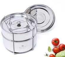 Load image into Gallery viewer, ecozoi - ecozoi Instant Pot Insert Pans, 2 Tier for 3 Qt / 5 Qt Pressure Cookers - | Delivery near me in ... Farm2Me #url#