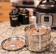 Load image into Gallery viewer, ecozoi - ecozoi Instant Pot Insert Pans, 2 Tier for 6 Qt / 8 Qt Pressure Cookers - | Delivery near me in ... Farm2Me #url#