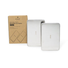 Load image into Gallery viewer, ecozoi - ecozoi Stainless Steel Freezer PACKS FOR LUNCH Boxes and Lunch Bags, 2 Pack - | Delivery near me in ... Farm2Me #url#