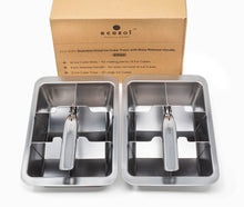 Load image into Gallery viewer, ecozoi - Ecozoi Stainless Steel Ice Cube Trays with Easy Release, 2 Pack, 12 Large Cubes by ecozoi - | Delivery near me in ... Farm2Me #url#