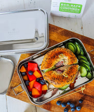Load image into Gallery viewer, ecozoi - ecozoi Stainless Steel Lunch Box, 1 Tier Leak Proof, 50 Oz - | Delivery near me in ... Farm2Me #url#