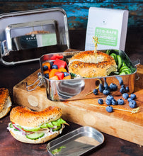 Load image into Gallery viewer, ecozoi - ecozoi Stainless Steel Lunch Box, 1 Tier Leak Proof, 50 Oz - | Delivery near me in ... Farm2Me #url#