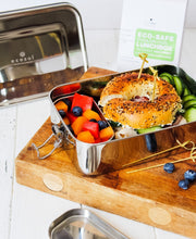 Load image into Gallery viewer, ecozoi - ecozoi Stainless Steel Lunch Box, 1 Tier Leak Proof, 50 Oz - | Delivery near me in ... Farm2Me #url#