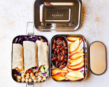 Load image into Gallery viewer, ecozoi - ecozoi Stainless Steel Lunch Box, 2 Tier Leak Proof, 60 Oz - | Delivery near me in ... Farm2Me #url#