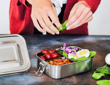 Load image into Gallery viewer, ecozoi - ecozoi Stainless Steel Lunch Box, 3 Compartment Leak Proof, 24 Oz - | Delivery near me in ... Farm2Me #url#
