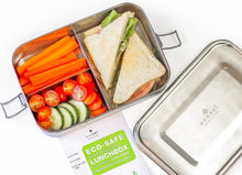Load image into Gallery viewer, ecozoi - ecozoi Stainless Steel Lunch Box, 3 Compartment Leak Proof, 50 Oz - | Delivery near me in ... Farm2Me #url#