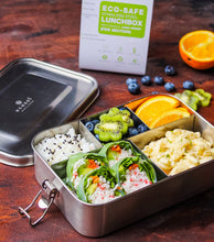 Load image into Gallery viewer, ecozoi - ecozoi Stainless Steel Lunch Box, 5 Compartment, Leak Proof, 50 Oz - | Delivery near me in ... Farm2Me #url#
