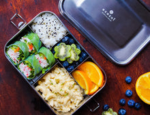 Load image into Gallery viewer, ecozoi - ecozoi Stainless Steel Lunch Box, 5 Compartment, Leak Proof, 50 Oz - | Delivery near me in ... Farm2Me #url#