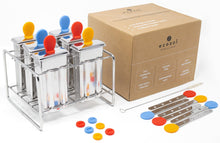 Load image into Gallery viewer, ecozoi - ecozoi Stainless Steel Popsicle Molds and Rack, Square Shape, Steel Sticks - | Delivery near me in ... Farm2Me #url#