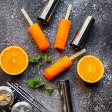 Load image into Gallery viewer, ecozoi - ecozoi Stainless Steel Popsicle Molds, Round with Reusable Bamboo Sticks - | Delivery near me in ... Farm2Me #url#