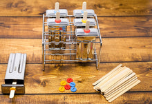 Load image into Gallery viewer, ecozoi - ecozoi Stainless Steel Popsicle Molds, Square with Reusable Bamboo Sticks - | Delivery near me in ... Farm2Me #url#