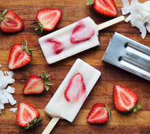 Load image into Gallery viewer, ecozoi - ecozoi Stainless Steel Popsicle Molds, Square with Reusable Bamboo Sticks - | Delivery near me in ... Farm2Me #url#