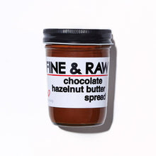 Load image into Gallery viewer, FINE & RAW chocolate - Fine and Raw Hazelnut Spread, Organic, Fair Trade - 12 Jars x 8oz - Candy & Chocolate | Delivery near me in ... Farm2Me #url#