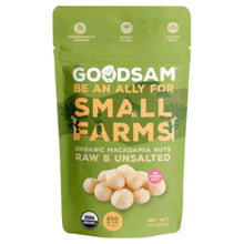 Load image into Gallery viewer, GoodSAM Foods - GoodSam Macadamia Nuts, Raw & Unsalted, Organic Bags - 12 bags x 8 oz - Snacks | Delivery near me in ... Farm2Me #url#