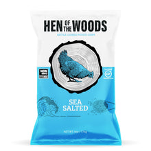 Load image into Gallery viewer, Hen of the Woods Sea Salted Kettle Chips Bags - 24 bags x 6oz case
