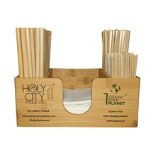 Load image into Gallery viewer, Holy City Straw Company - Bamboo Straw and Napkin Bar Caddy by Holy City Straw Company - | Delivery near me in ... Farm2Me #url#
