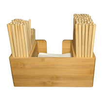 Load image into Gallery viewer, Holy City Straw Company - Bamboo Straw and Napkin Bar Caddy by Holy City Straw Company - | Delivery near me in ... Farm2Me #url#
