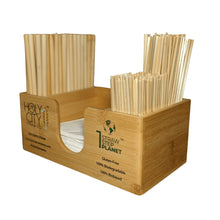 Load image into Gallery viewer, Holy City Straw Company - Bamboo Straw and Napkin Bar Caddy by Holy City Straw Company - | Delivery near me in ... Farm2Me #url#
