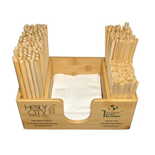Load image into Gallery viewer, Holy City Straw Company - Bamboo Straw and Napkin Bar Caddy by Holy City Straw Company - | Delivery near me in ... Farm2Me #url#
