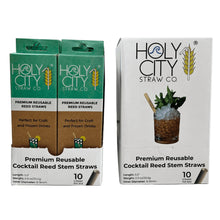 Load image into Gallery viewer, Holy City Straw Company - Cocktail Reed Stem Drinking Straws | Inner pack | 20 x 10ct. Boxes by Holy City Straw Company - | Delivery near me in ... Farm2Me #url#