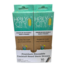 Load image into Gallery viewer, Holy City Straw Company - Cocktail Reed Stem Drinking Straws | Inner pack | 20 x 10ct. Boxes by Holy City Straw Company - | Delivery near me in ... Farm2Me #url#