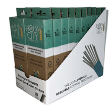 Load image into Gallery viewer, Holy City Straw Company - Cocktail Reed Stem Drinking Straws | Inner pack | 20 x 10ct. Boxes by Holy City Straw Company - | Delivery near me in ... Farm2Me #url#
